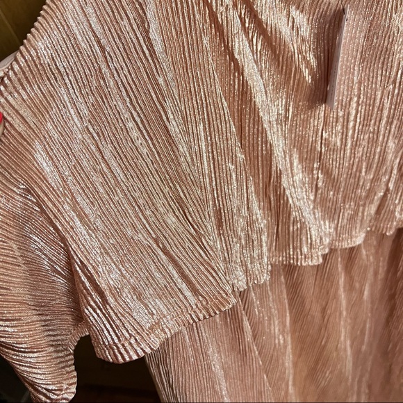 Brand New New York Collection Pink Quartz Shimmery Party Dress BNWT - Picture 5 of 10